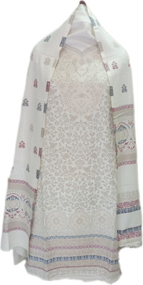 THE PASHWOOL ARTS Wool Self Design Salwar Suit Material