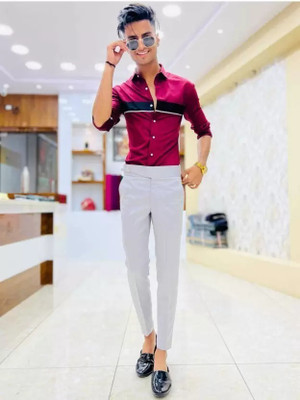 tmcretion Polycotton Striped Shirt & Trouser Fabric