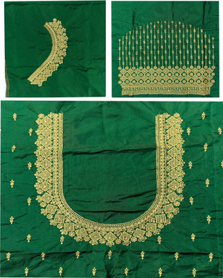 Blouseji Cotton Silk Embroidered Blouse Material