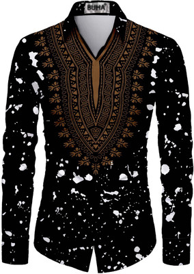 D shant clothing Cotton Blend Printed Shirt Fabric