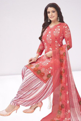 nayan Crepe Printed Salwar Suit Material