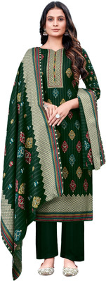HouseOfCommon Wool Printed Salwar Suit Material