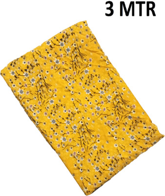WOMENSILKFABRIC Crepe Printed Kurta Fabric