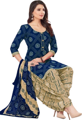 IYALAFAB Crepe Printed Salwar Suit Material
