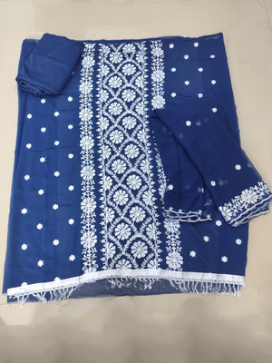 Stylebhawani Georgette Embroidered Salwar Suit Material