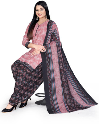 Rajnandini Cotton Blend Printed Salwar Suit Material