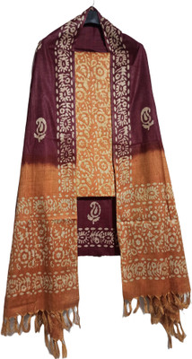 HAIDER ALI AND SONS Cotton Blend Printed Salwar Suit Material