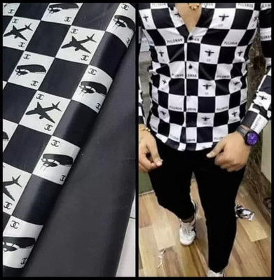 WELE DERBIES Polyester Printed Shirt Fabric
