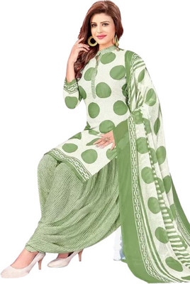 AYKA CLOTHINGS Crepe Printed Salwar Suit Material