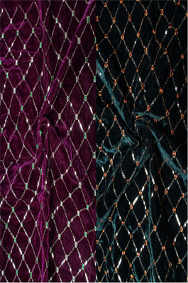 Durga Velvet Self Design Blouse Material