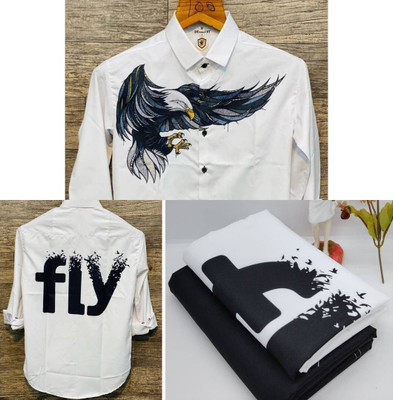 nilkanth Polyester Printed Shirt Fabric