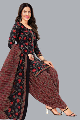 SHREE JEENMATA COLLECTION Pure Cotton Printed Kurta & Patiyala Material
