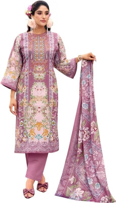 Zeba Zain Boutique Pure Cotton Floral Print Salwar Suit Material