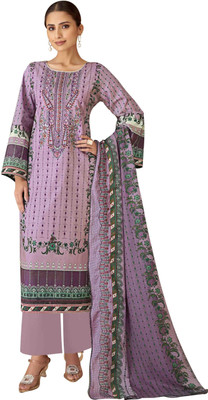 HouseOfCommon Pure Cotton Embroidered Salwar Suit Material