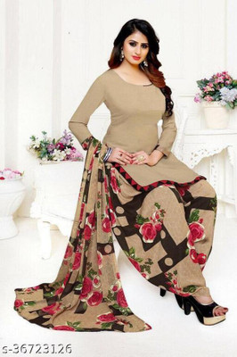 WONAYA Crepe Printed Salwar Suit Material
