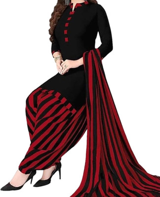 RIGDOM Crepe Printed Salwar Suit Material