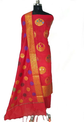 The SDF India Cotton Silk Printed Salwar Suit Material