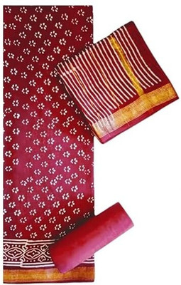 Eddika Cotton Silk Colorblock Salwar Suit Material