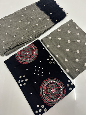 Drashti Creation Pure Cotton Embellished Salwar Suit Material