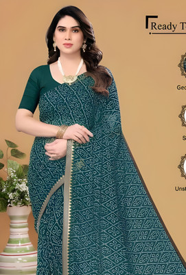 DHARMEE Georgette Self Design Blouse Material