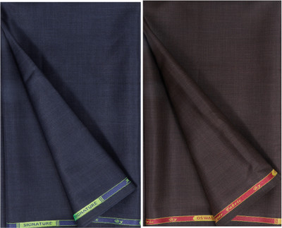 abhi fashion Polycotton Self Design Trouser Fabric