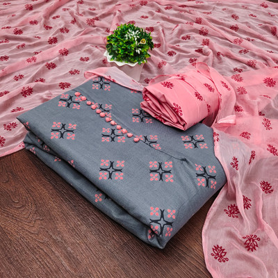 ShopGlobal Pure Cotton Printed Salwar Suit Material