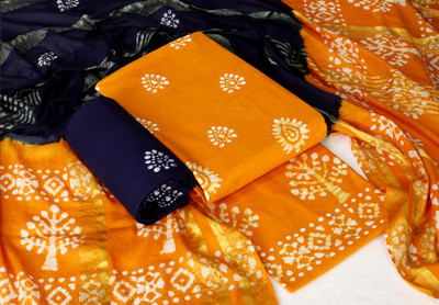 FABZOID Pure Cotton Printed Salwar Suit Material