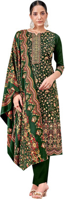 Rosniya Wool Printed Salwar Suit Material