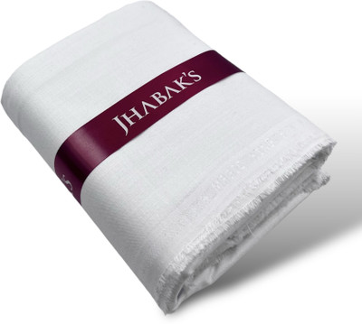 JHABAK'S Cotton Blend Solid Shirt Fabric