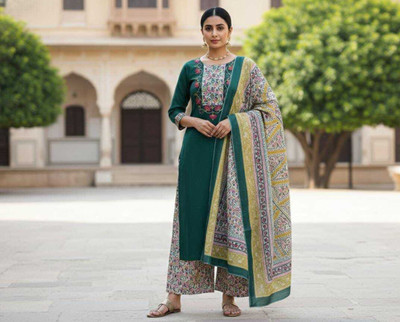 Chingaari Pure Cotton Embroidered Kurta Fabric