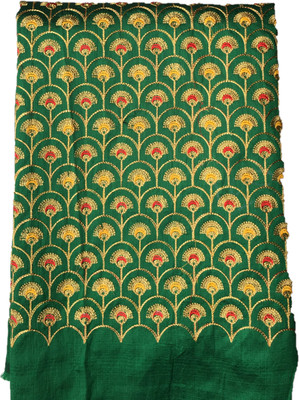 Shantuba textiles Silk Blend Embroidered Blouse Material