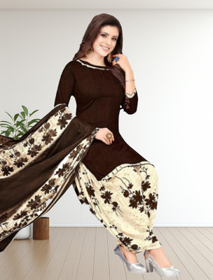 SIMPLYETHNIC Crepe Printed Salwar Suit Material
