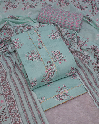 KenaEnterprises Cotton Blend Printed Salwar Suit Material
