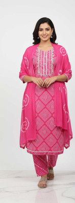 Chingaari Muslin Printed Kurta Fabric