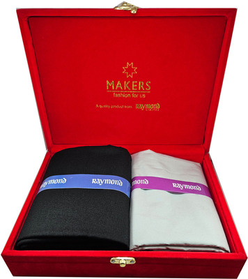 Raymond Cotton Blend Solid Shirt & Trouser Fabric