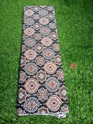 Kuthampully Pure Cotton Printed Kurta Fabric