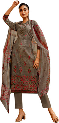 Rosniya Wool Embroidered Salwar Suit Material