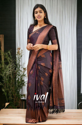 Kanjivaram Jacquard Solid, Paisley Blouse Material