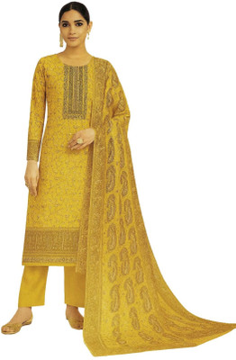 Rosaniya Wool Printed Salwar Suit Material