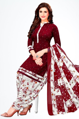 JATADHAR FAB Crepe Self Design Salwar Suit Material