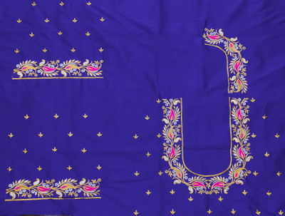 vishwambhari enterprise Art Silk Embroidered Blouse Material