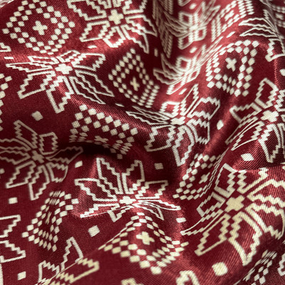 LCX Silk Blend Floral Print Multi-purpose Fabric