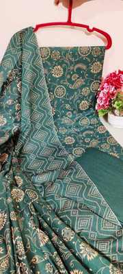 Threadart Wool Printed Salwar Suit Material