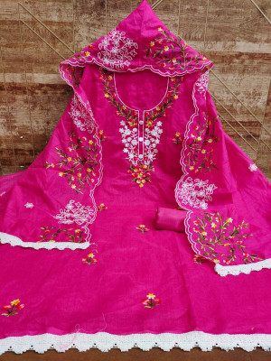 nayan Cotton Silk Self Design Salwar Suit Material