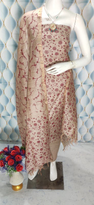 MOHEY DESI Silk Blend Printed Kurta & Churidar Material