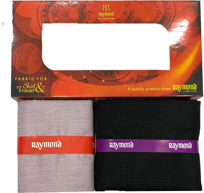 Raymond Cotton Blend Solid Shirt & Trouser Fabric