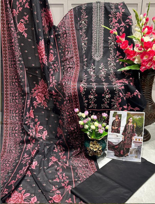 Zenwear Pure Cotton Floral Print Salwar Suit Material