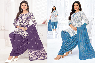 laxmi creation Crepe Embroidered Salwar Suit Material