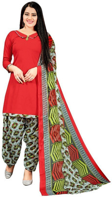 The Jazzbaat Crepe Printed Salwar Suit Material