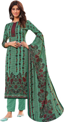 Rosaniya Wool Printed Salwar Suit Material
